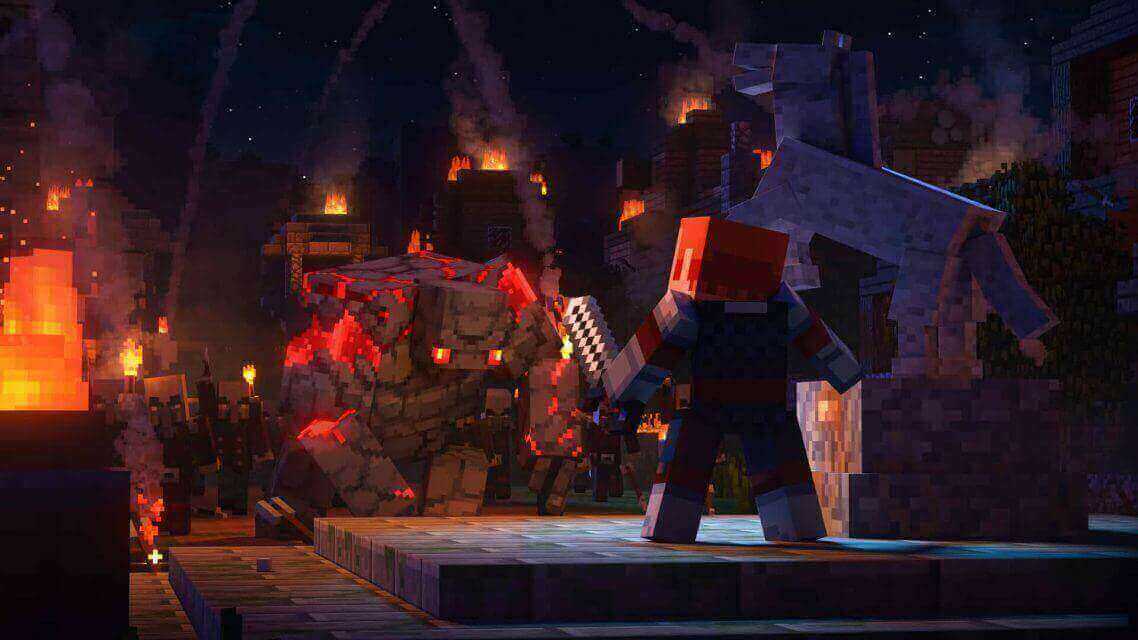 Minecraft Dungeons download cover